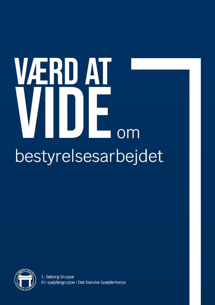 Værd at vide om bestyrelsesarbejdet - en folder